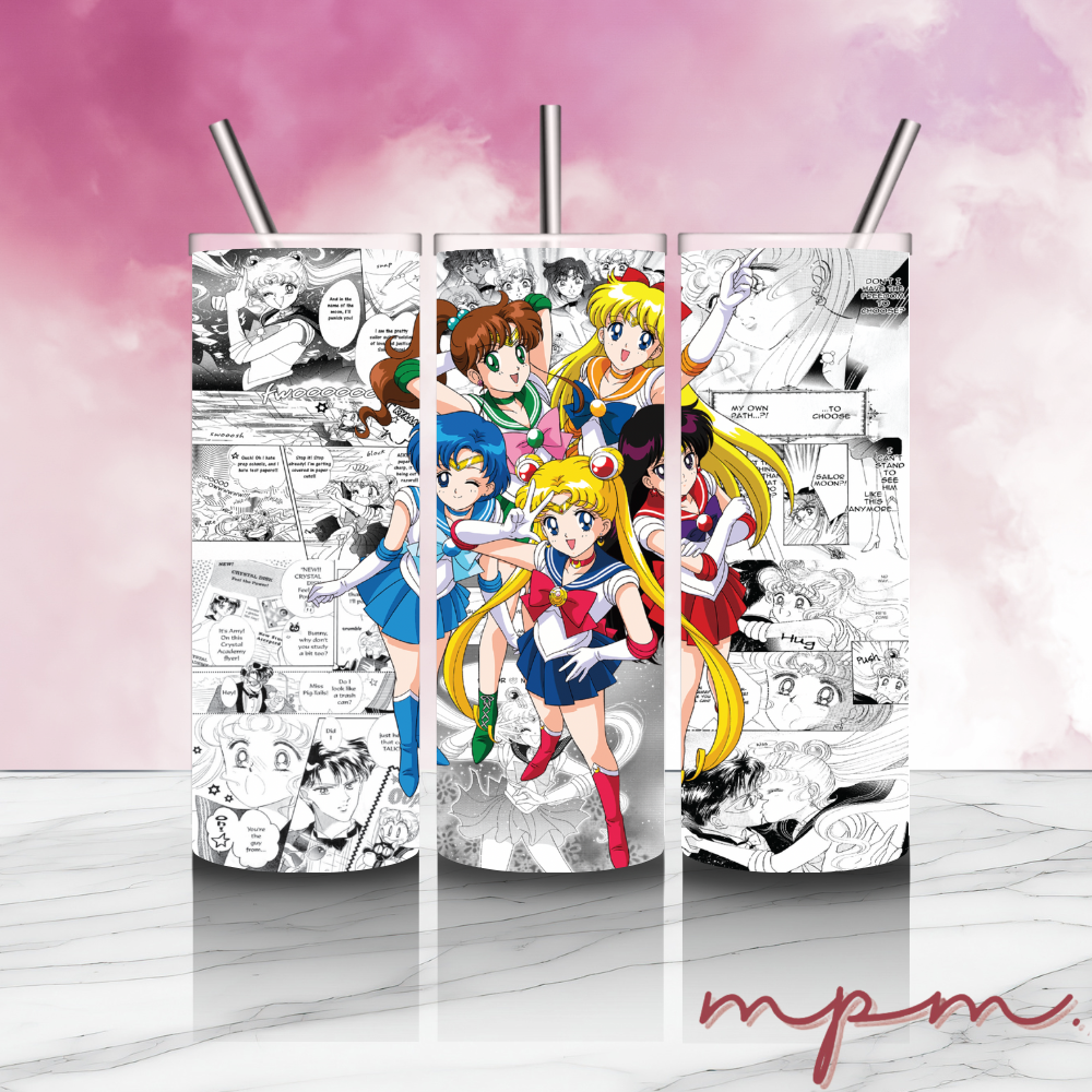 Sailor Moon Comic Steel Tumbler