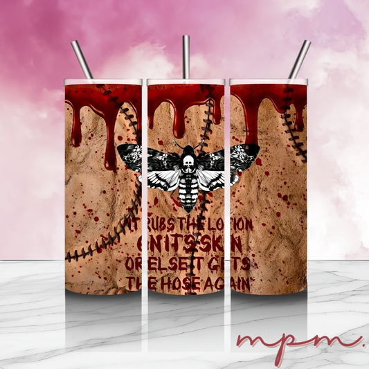 Silence of the Lambs Steel Tumbler